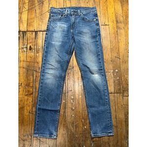 Levi's Jeans Womens Size 29X30 Blue Denim Slim Fit Skinny Leg Pocket Medium Wash